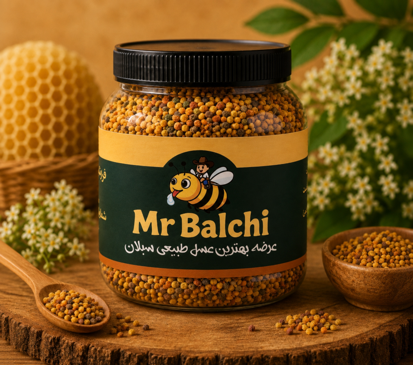 گرده گل زنبور عسل